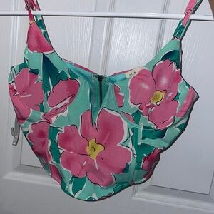 Pacsun flower crop top